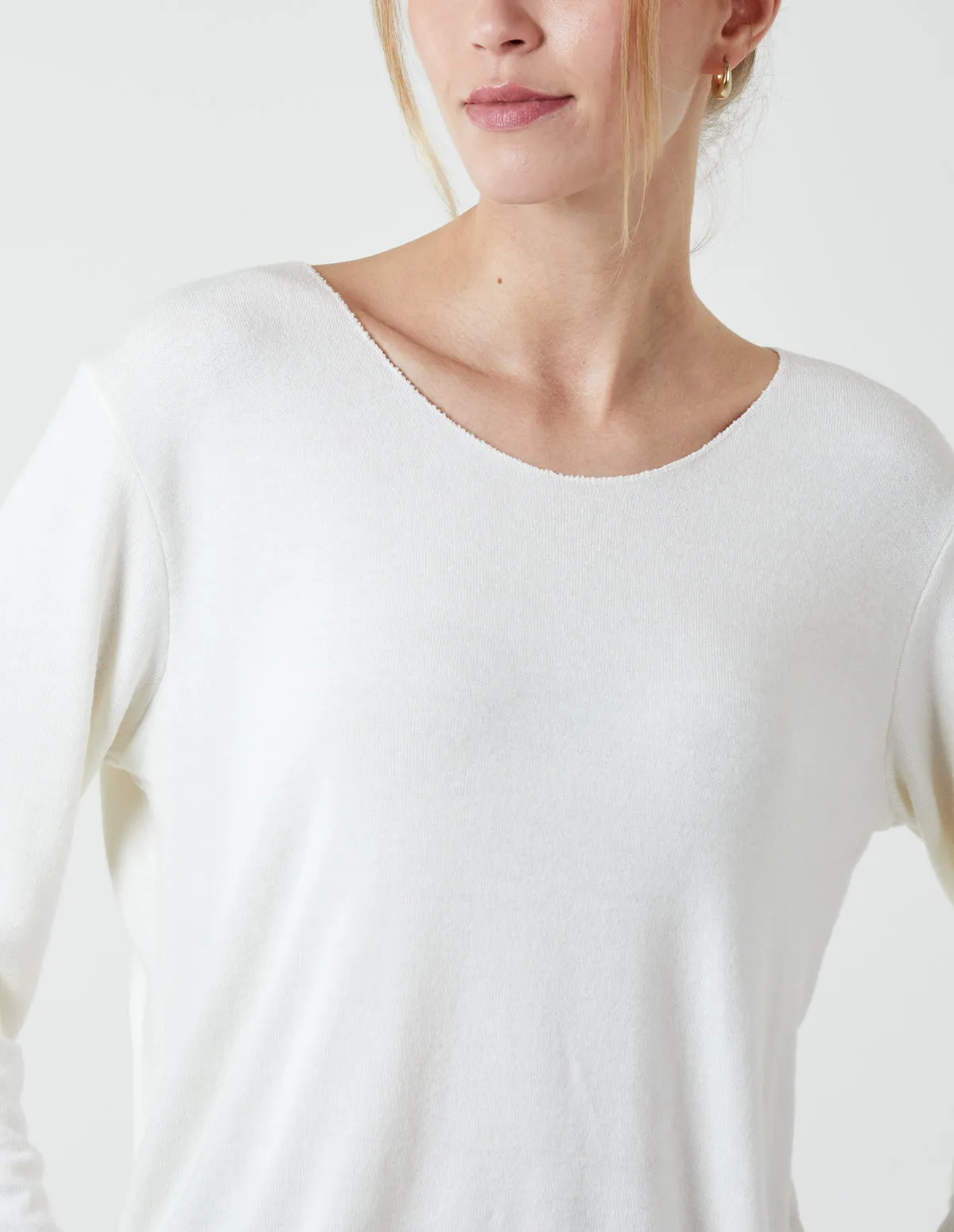 Basic Soft V Neck Jumper sold by Blue Vanilla product image thumbnail 2