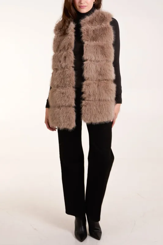 Fur Pelted Gilet sold by Blue Vanilla