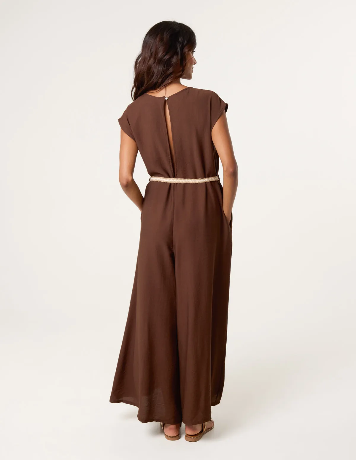 Plain Belted Jumpsuit sold by Blue Vanilla product image thumbnail 4