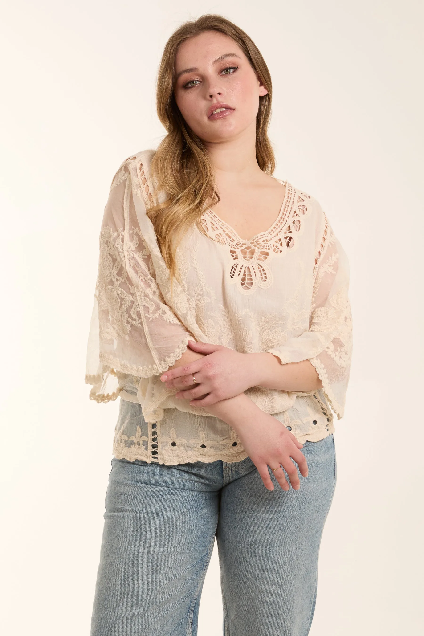 Butterfly Print Blouse sold by Blue Vanilla