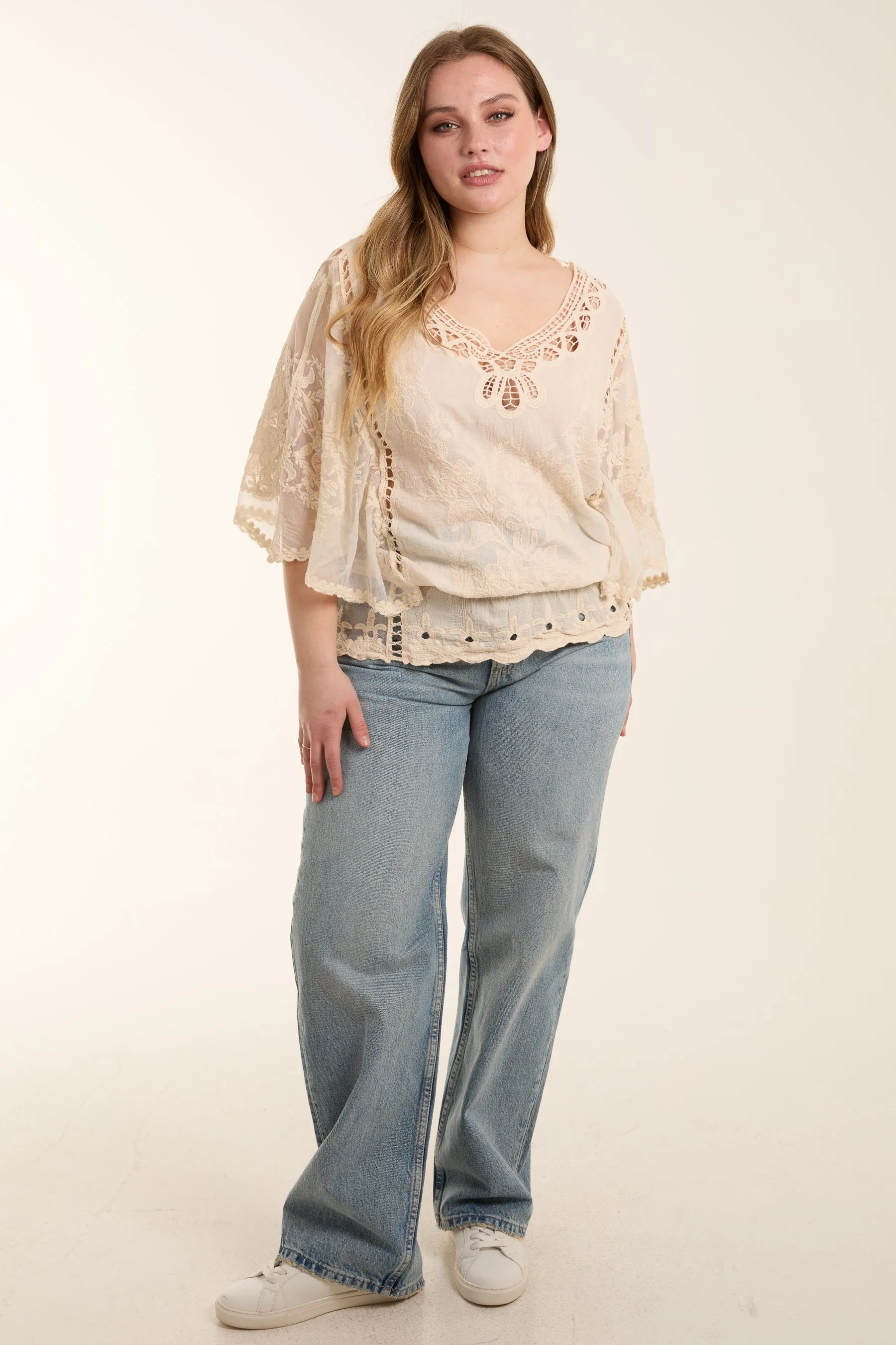 Butterfly Print Blouse sold by Blue Vanilla product image thumbnail 3