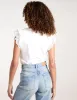 Ruffle Sleeve T-Shirt sold by Blue Vanilla
