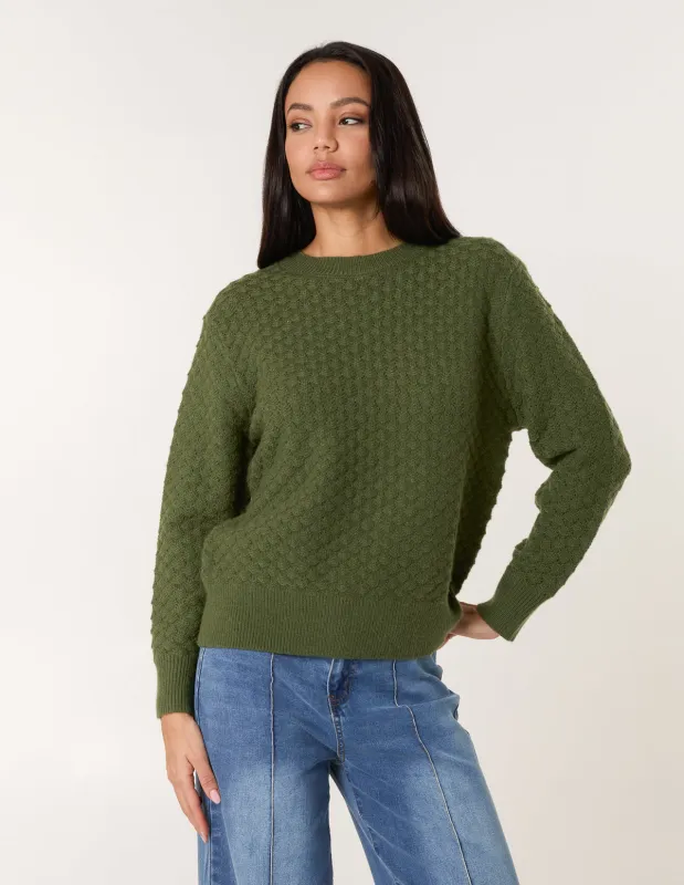 Textured Knit Jumper sold by Blue Vanilla