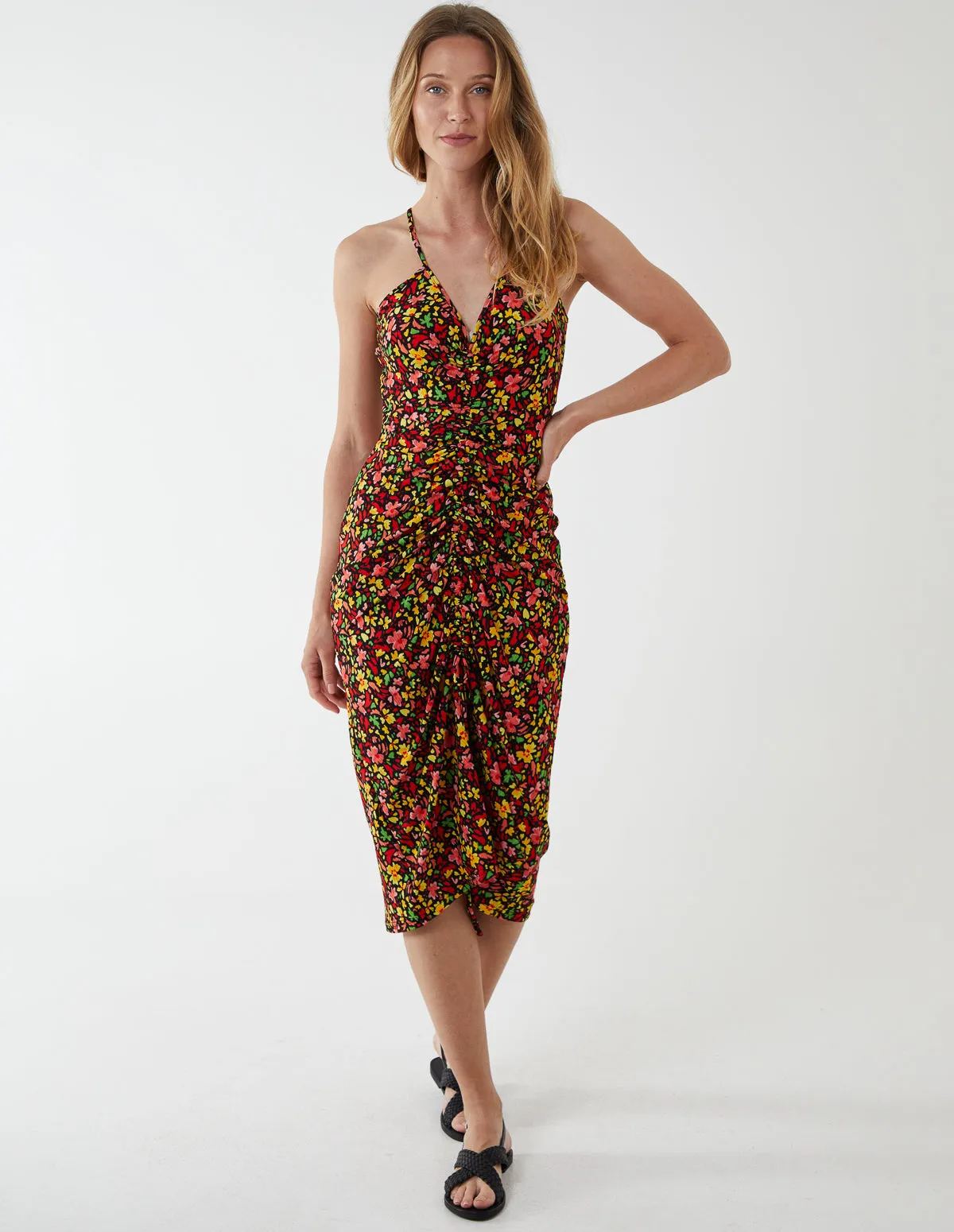 Ruched Front Cami Dress sold by Blue Vanilla product image thumbnail 3