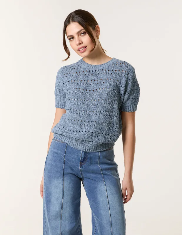 Crochet Top sold by Blue Vanilla