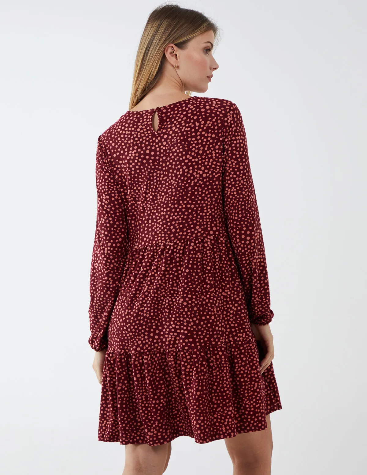 Abstract Spot Smock Dress sold by Blue Vanilla product image thumbnail 5