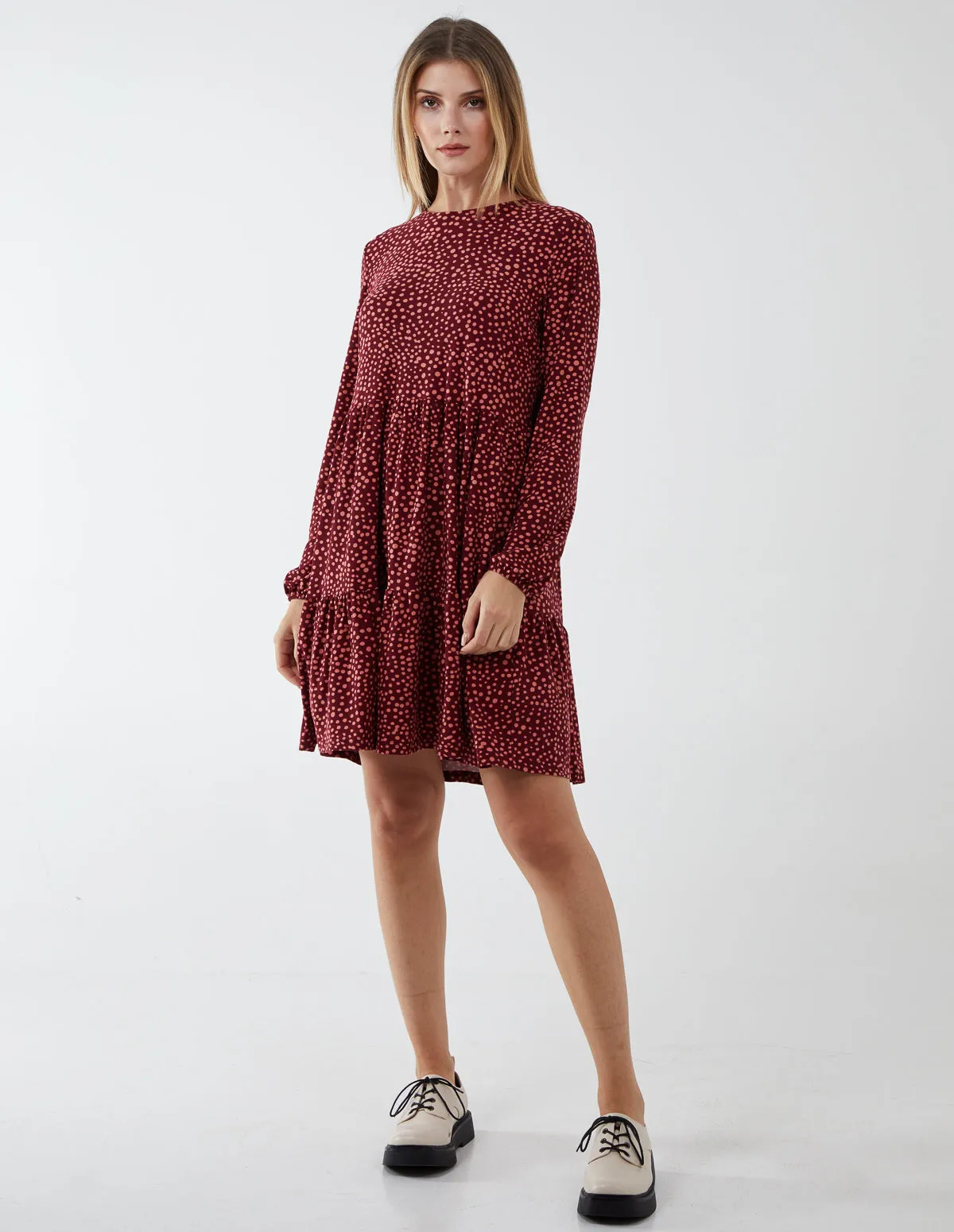 Abstract Spot Smock Dress sold by Blue Vanilla product image thumbnail 3