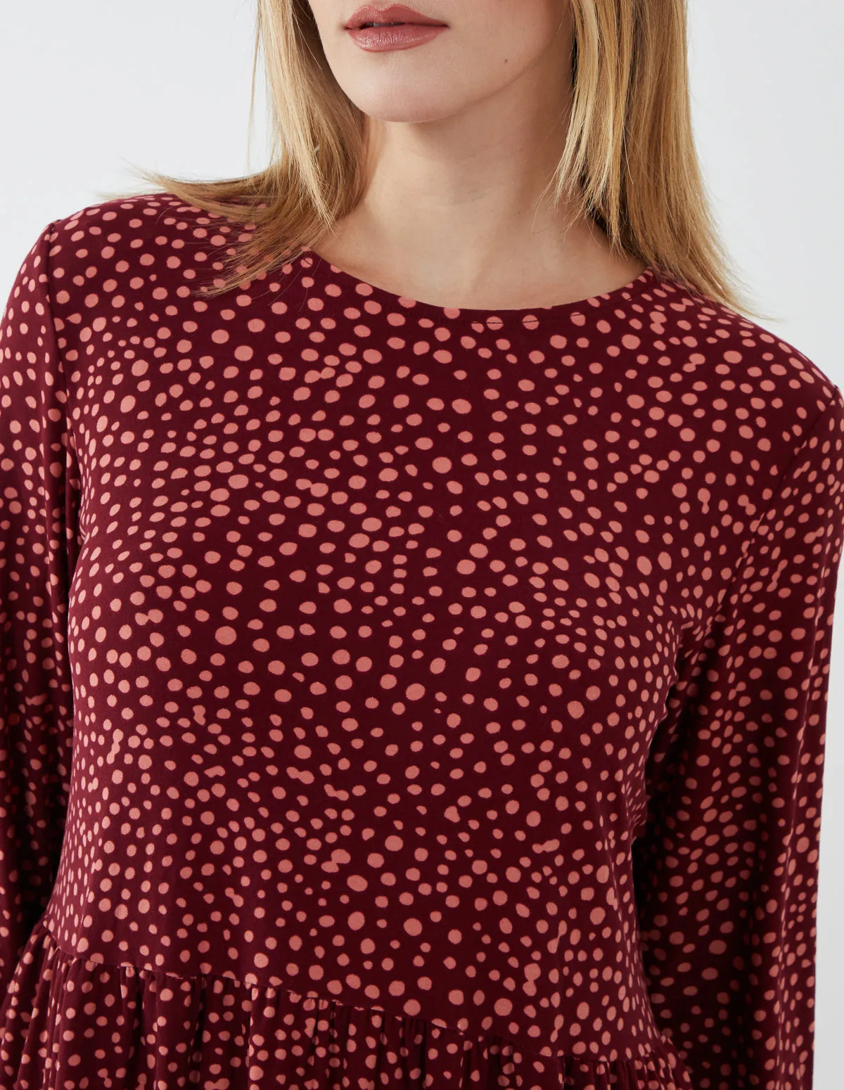 Abstract Spot Smock Dress sold by Blue Vanilla product image thumbnail 4