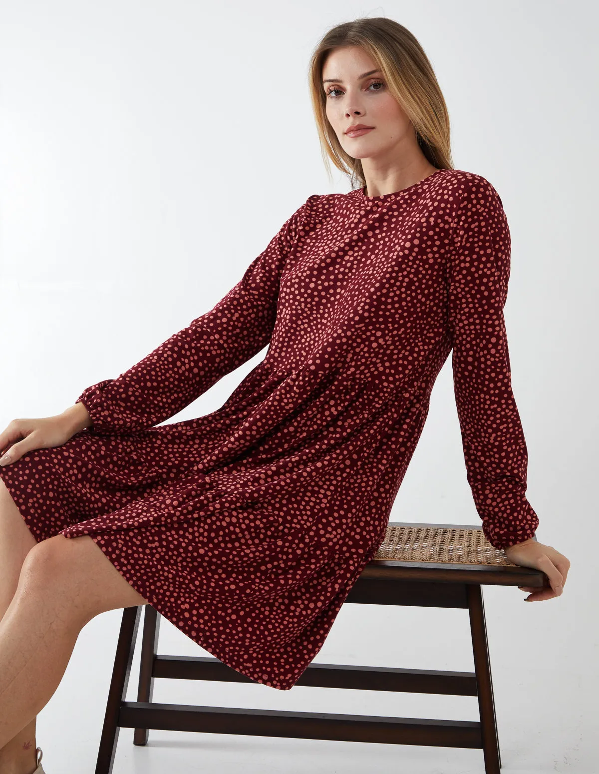 Abstract Spot Smock Dress sold by Blue Vanilla product image thumbnail 2