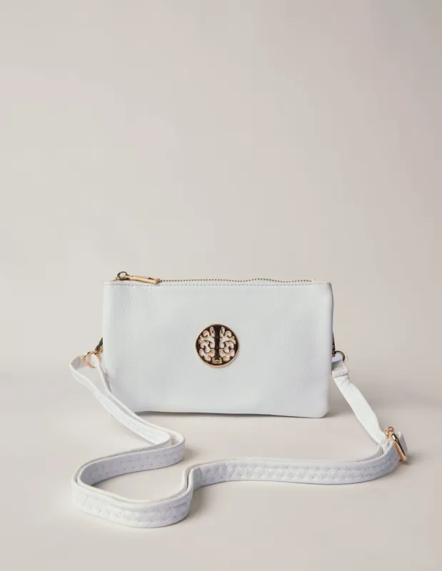 Detailed Zip Up Purse With Detachable Strap sold by Blue Vanilla