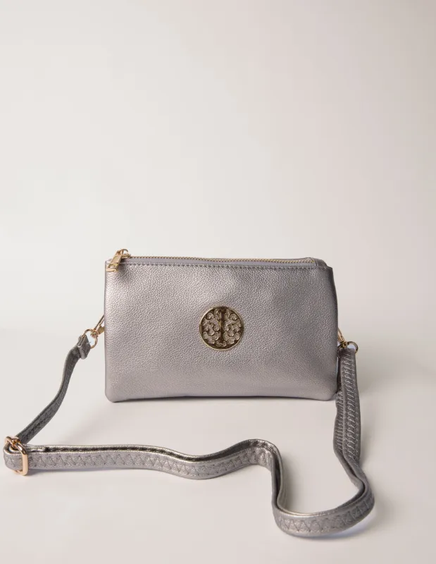 Detailed Zip Up Purse With Detachable Strap sold by Blue Vanilla