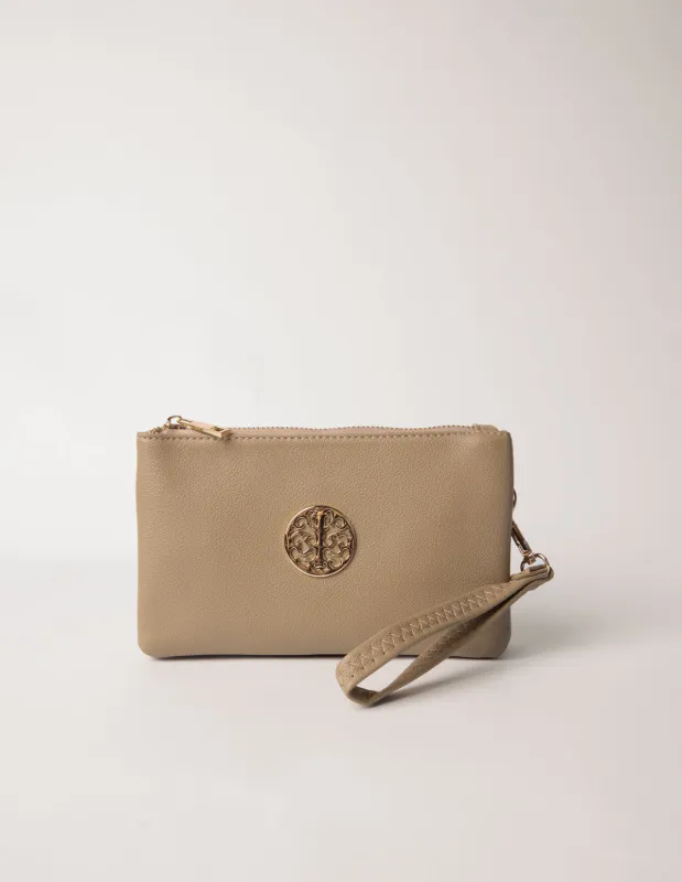 Detailed Zip Up Purse With Detachable Strap sold by Blue Vanilla