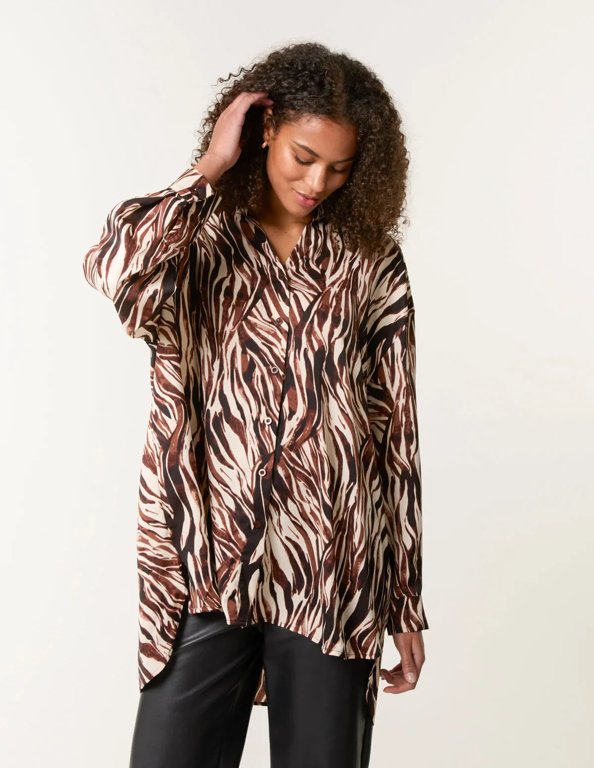 Zebra Print Shirt sold by Blue Vanilla product image thumbnail 2