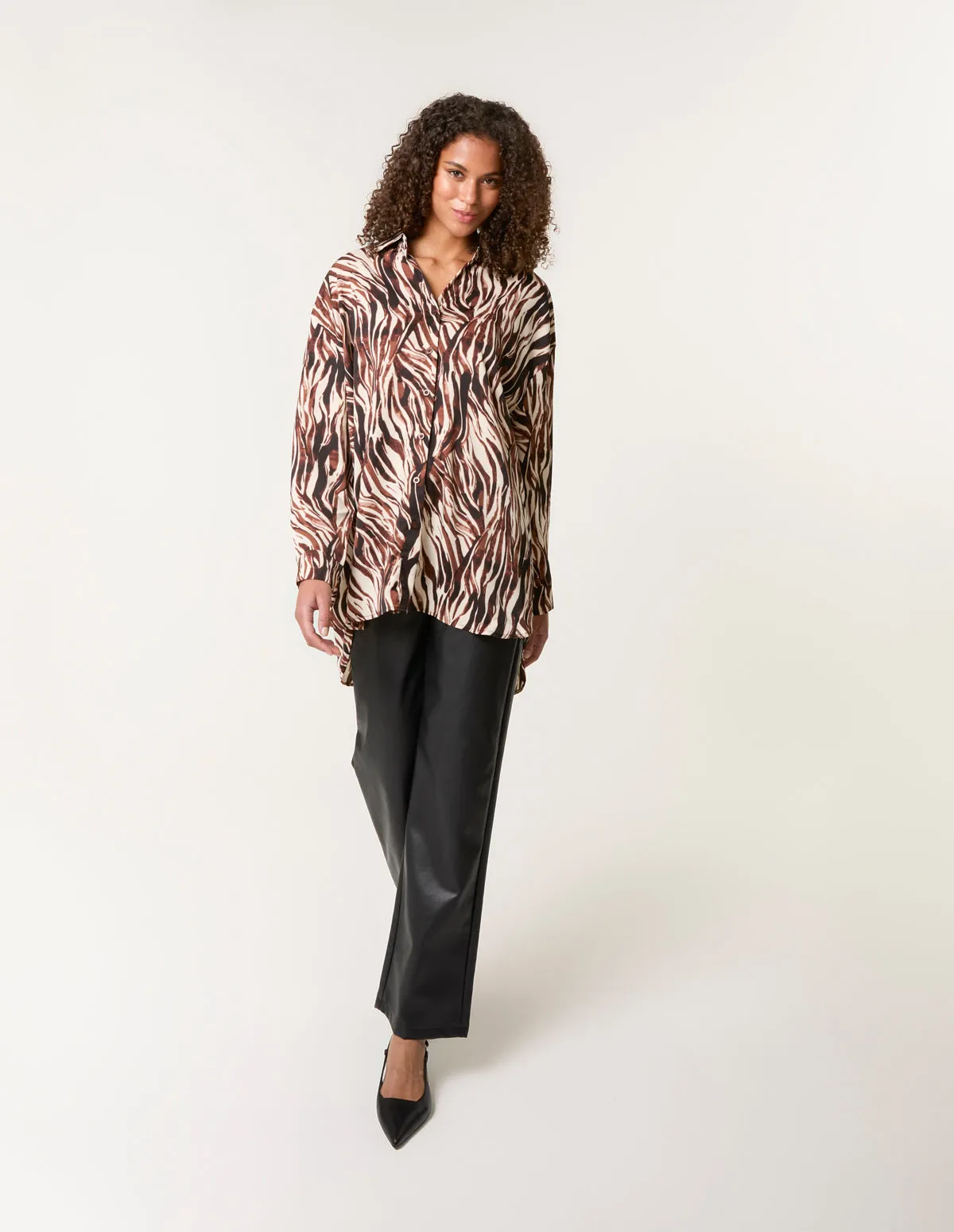 Zebra Print Shirt sold by Blue Vanilla product image thumbnail 3