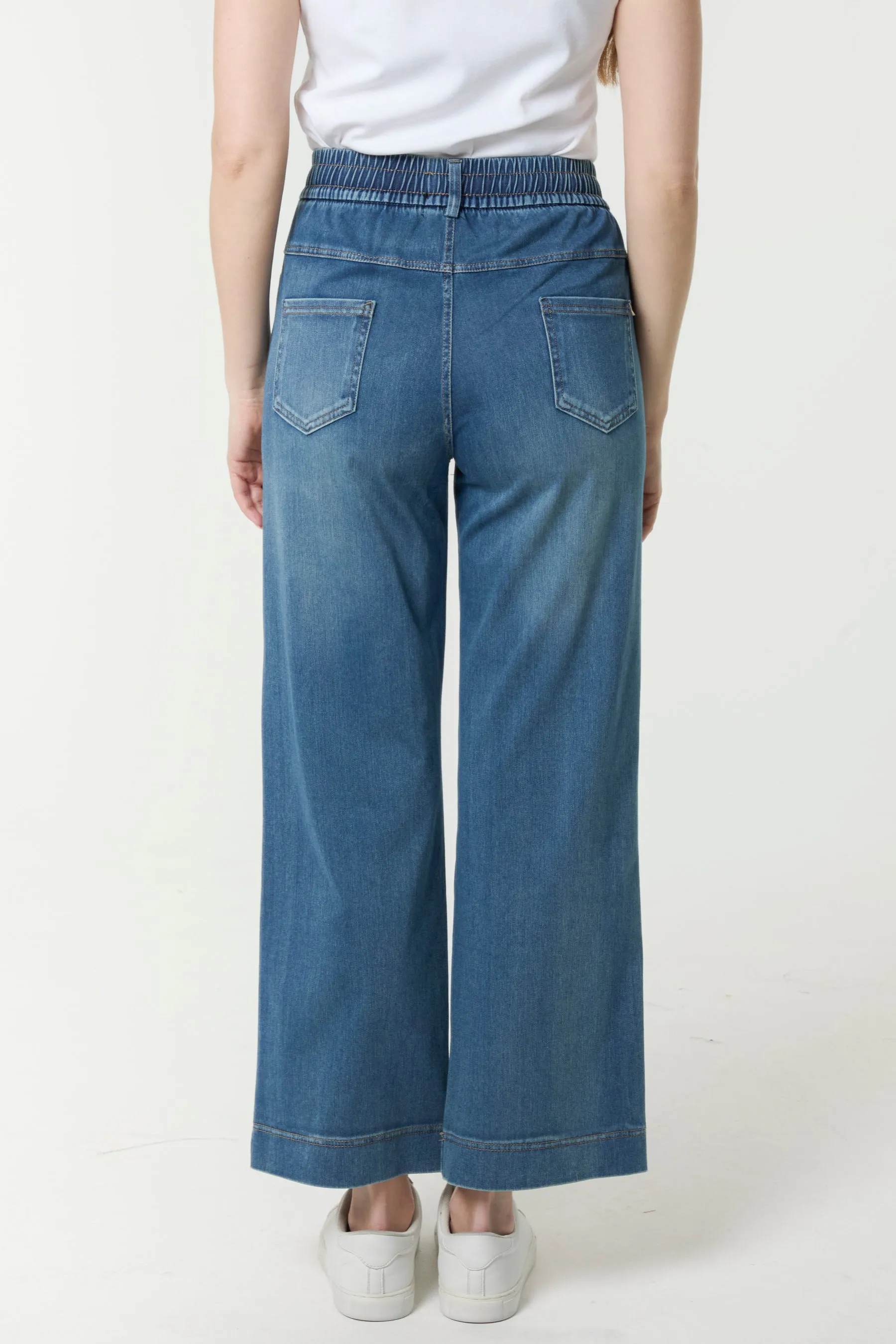 Elasticated Waist Jeans sold by Blue Vanilla product image thumbnail 4