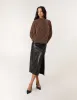 Lurex Puffball High Neck Blouse sold by Blue Vanilla