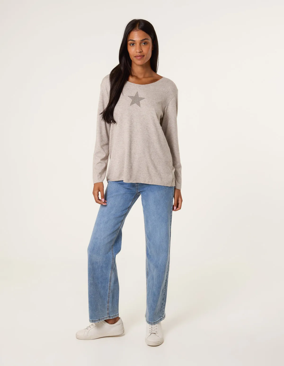 Diamante Star Long Sleeve Jumper sold by Blue Vanilla product image thumbnail 3