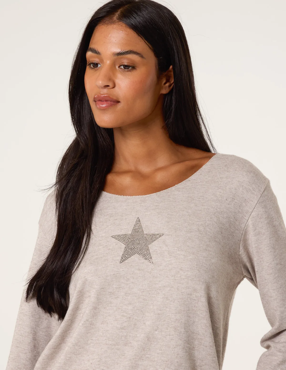 Diamante Star Long Sleeve Jumper sold by Blue Vanilla product image thumbnail 2