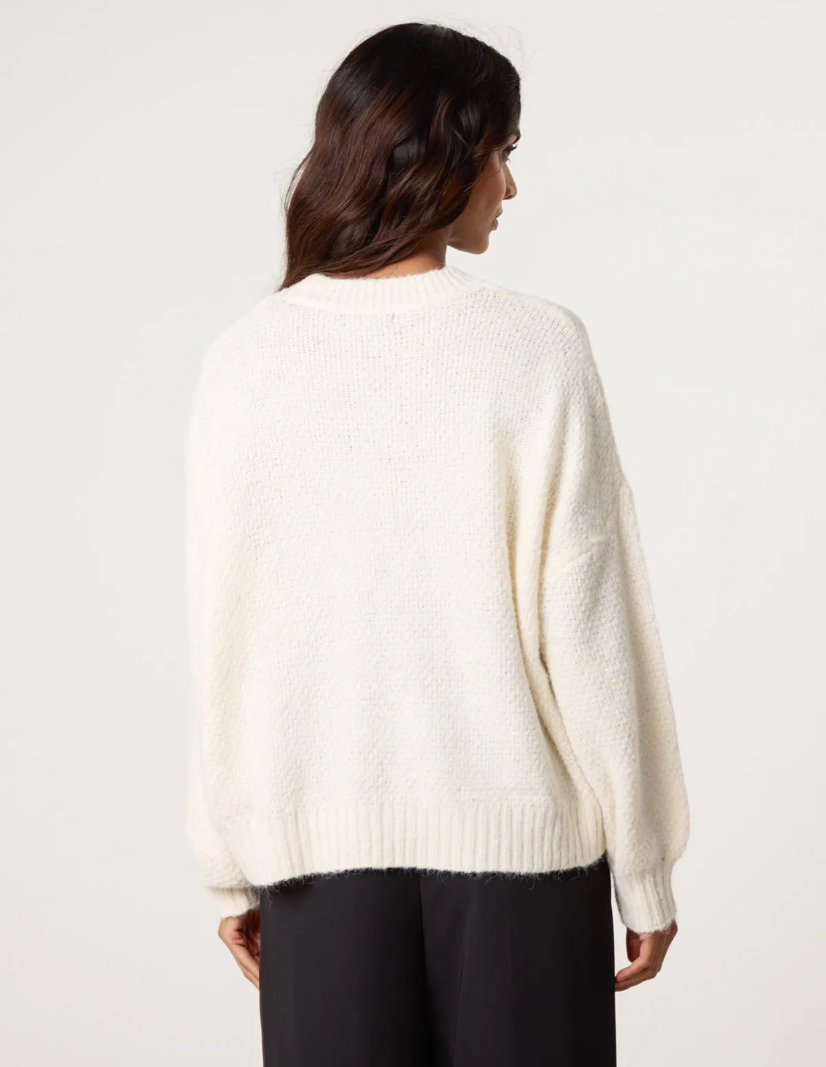 Round Neck Sequin Detailed Jumper sold by Blue Vanilla product image thumbnail 4