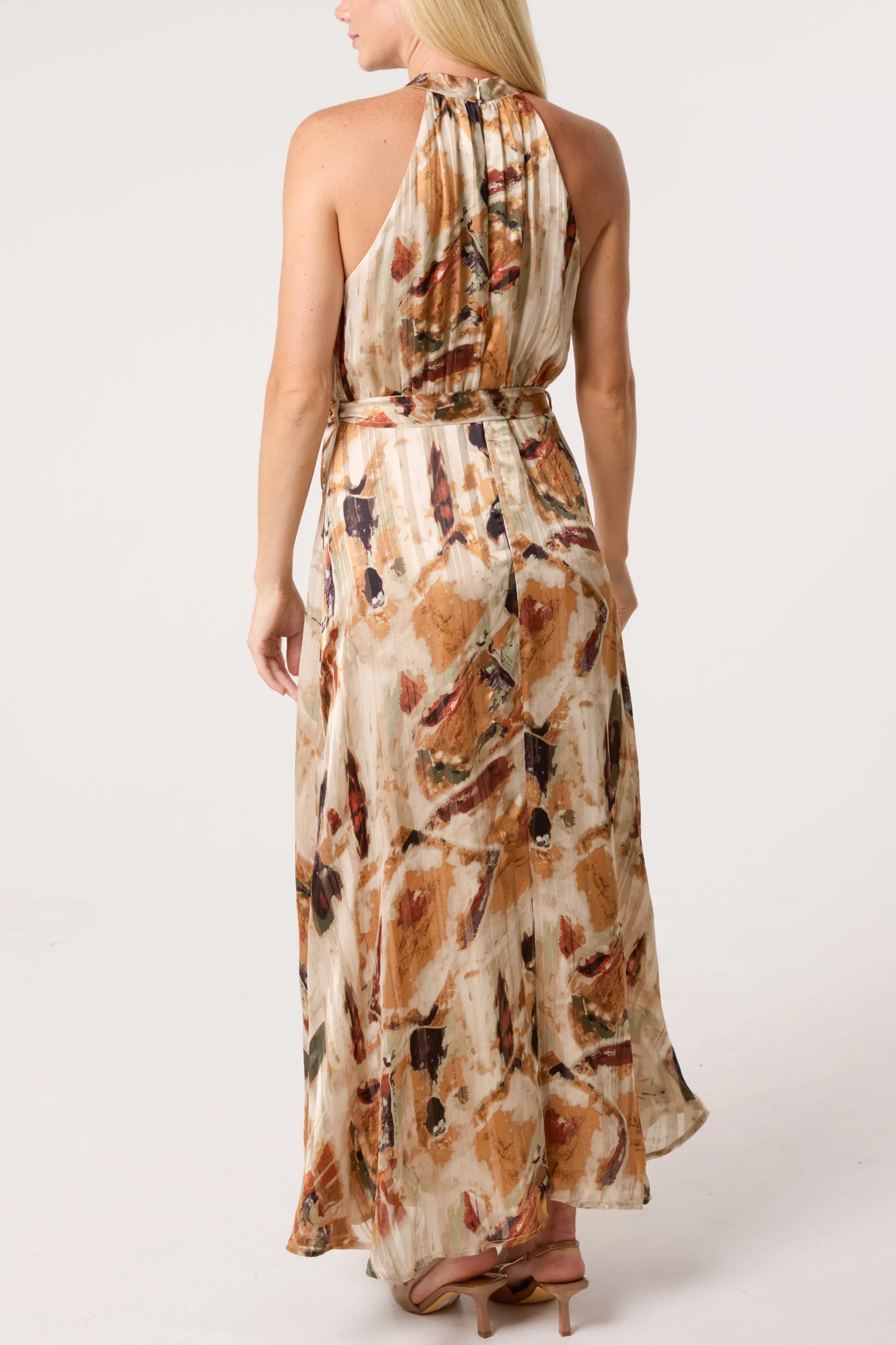 Halter Neck Belted Dress sold by Blue Vanilla product image thumbnail 4