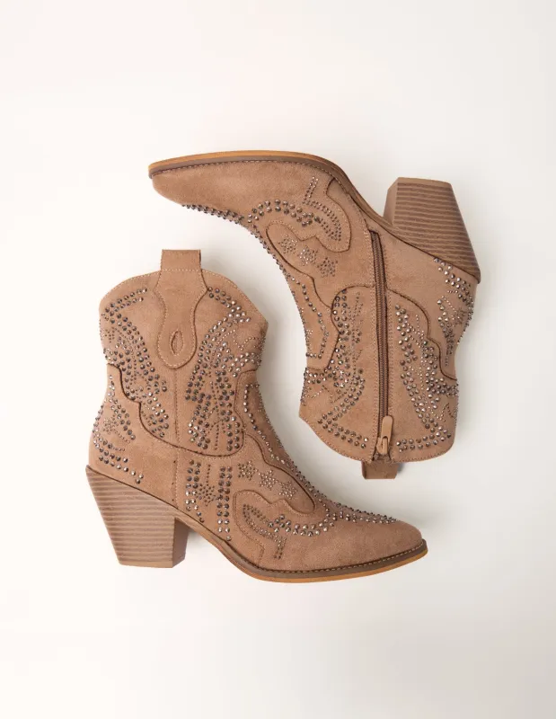 Diamante Cowboy Boots made by Blue Vanilla