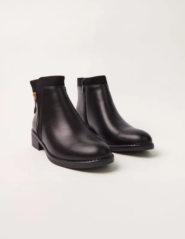 Double Side Zip Ankle Boots sold by Blue Vanilla