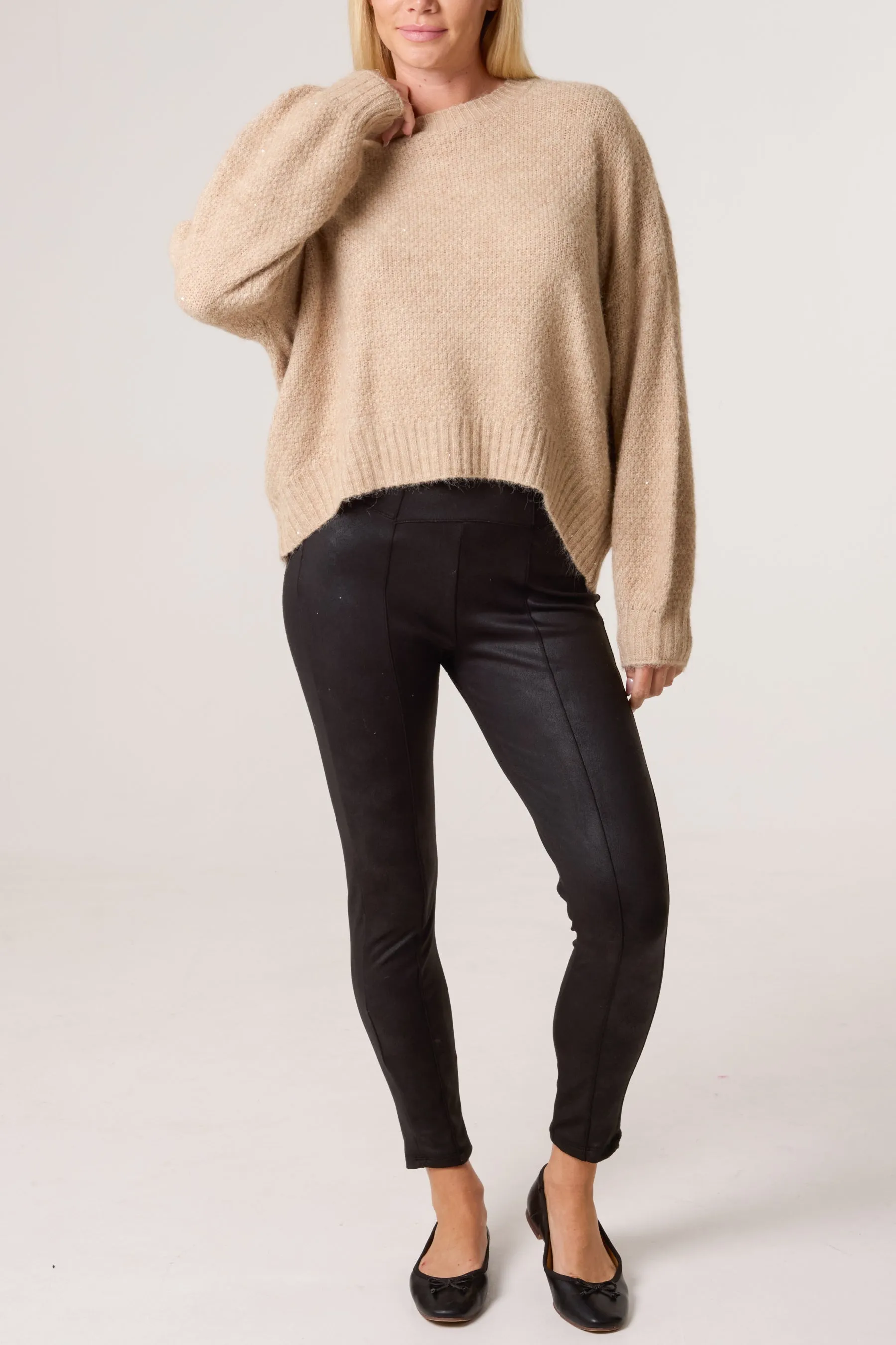 Round Neck Sequin Detailed Jumper sold by Blue Vanilla product image thumbnail 2