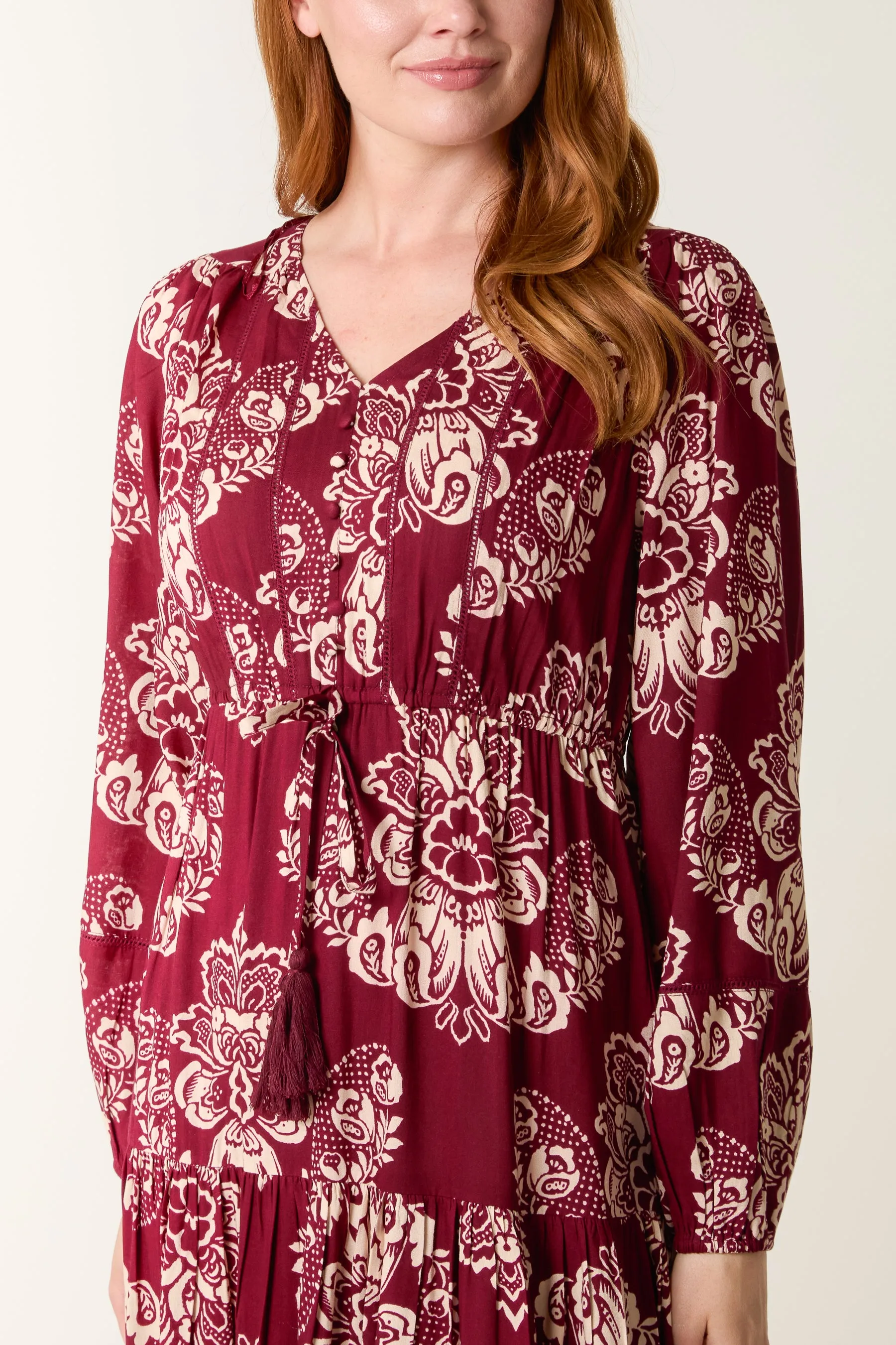 Button Front Midi Dress sold by Blue Vanilla product image thumbnail 3