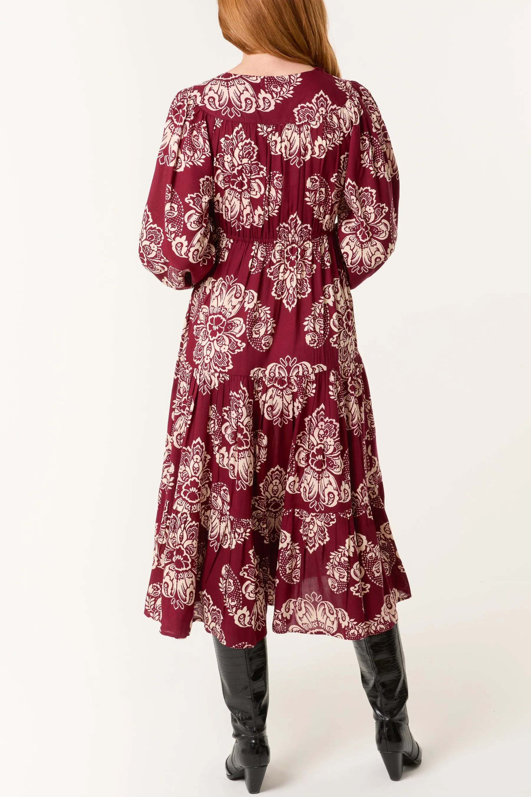 Button Front Midi Dress sold by Blue Vanilla product image thumbnail 4