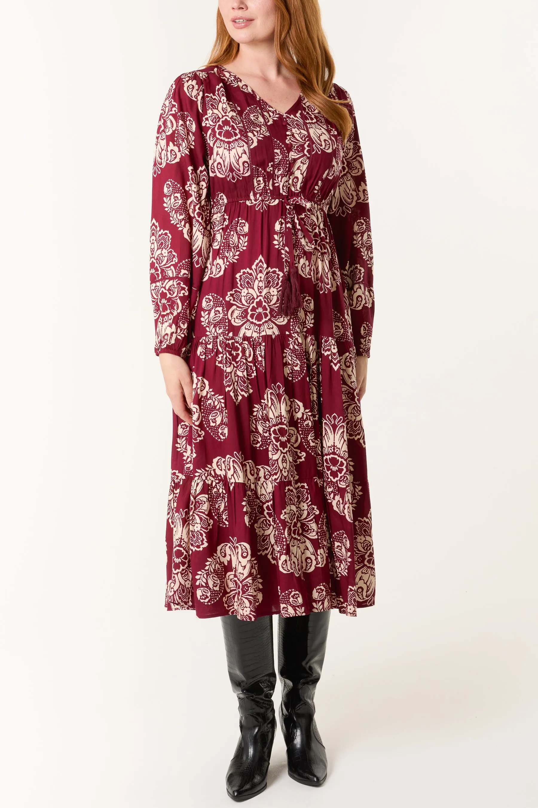 Button Front Midi Dress sold by Blue Vanilla product image thumbnail 2