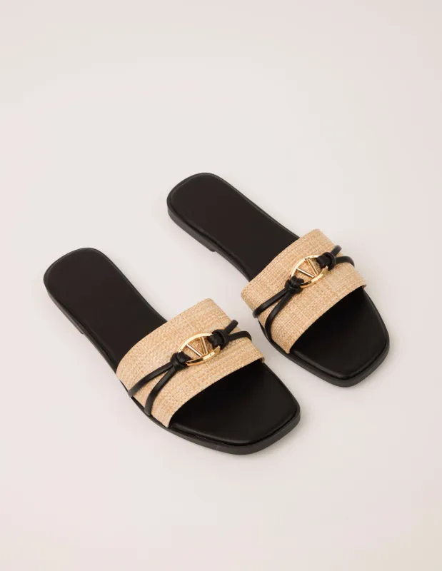 Woven Flat Sandals made by Blue Vanilla