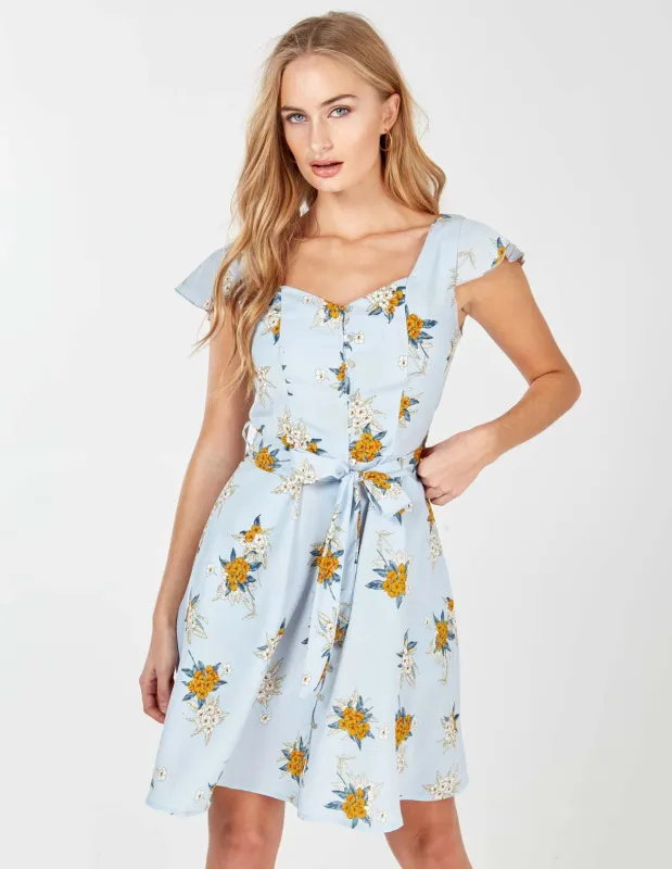 Button Through Tea Dress sold by Blue Vanilla