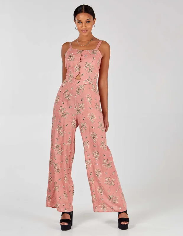 Button Front Jumpsuit sold by Blue Vanilla