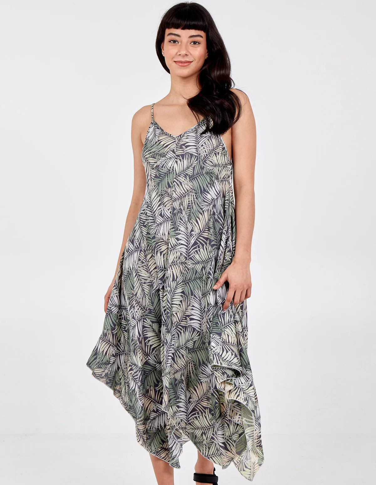 Tropical Print Hanky Hem Dress sold by Blue Vanilla