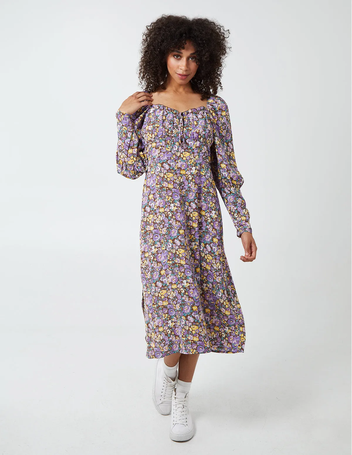 Corset Front Long Sleeve Dress sold by Blue Vanilla product image thumbnail 2