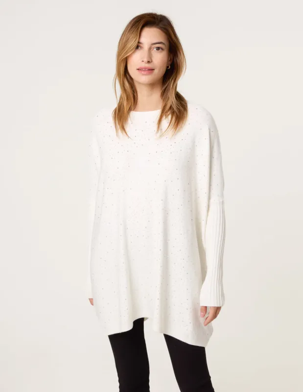 Scattered Embellished Knit Jumper sold by Blue Vanilla