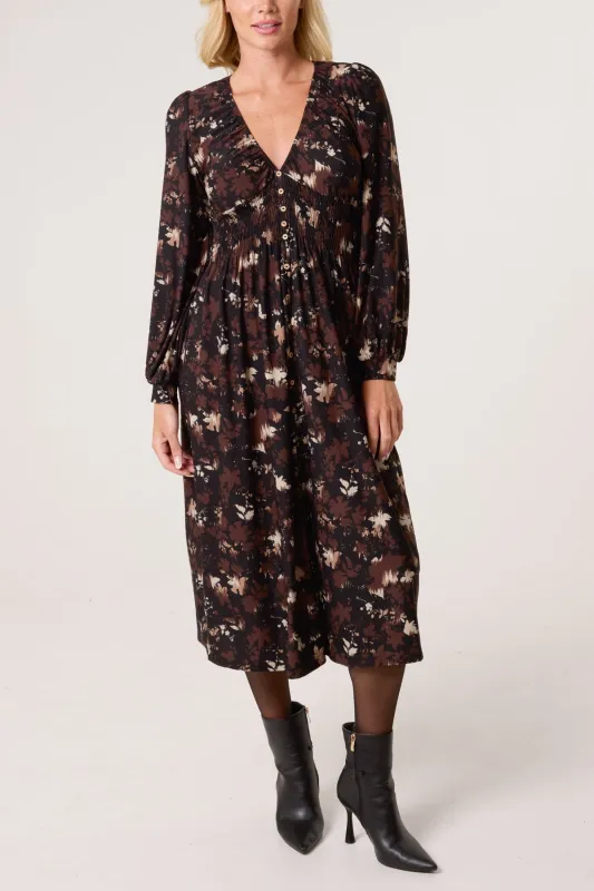 Button Front Midi Dress sold by Blue Vanilla