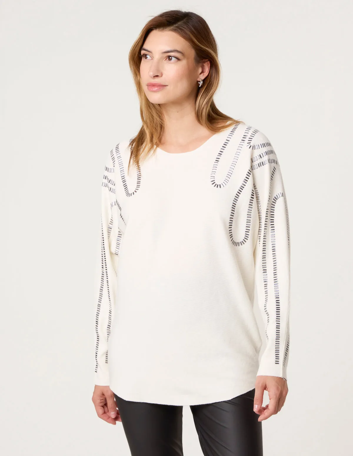 Embellished Shoulder Jumper sold by Blue Vanilla product image thumbnail 2
