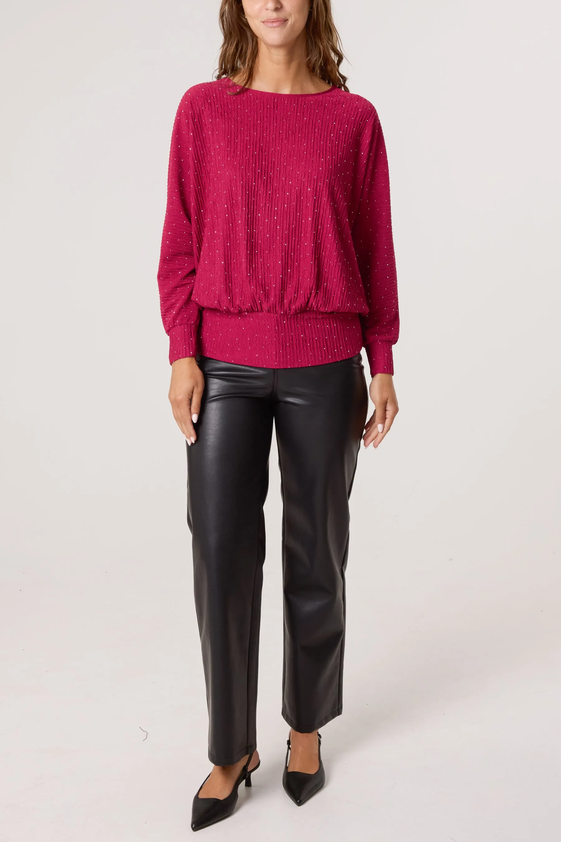 Rhinestone Batwing Top sold by Blue Vanilla product image thumbnail 3