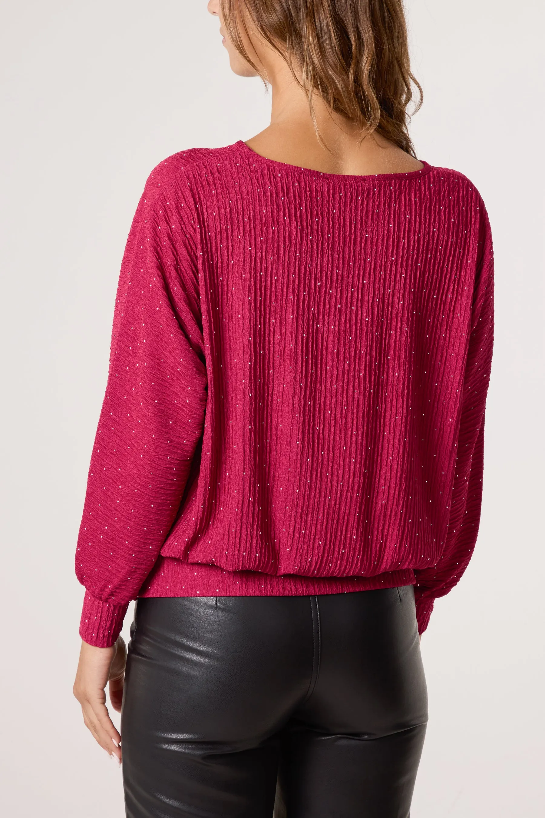 Rhinestone Batwing Top sold by Blue Vanilla product image thumbnail 4