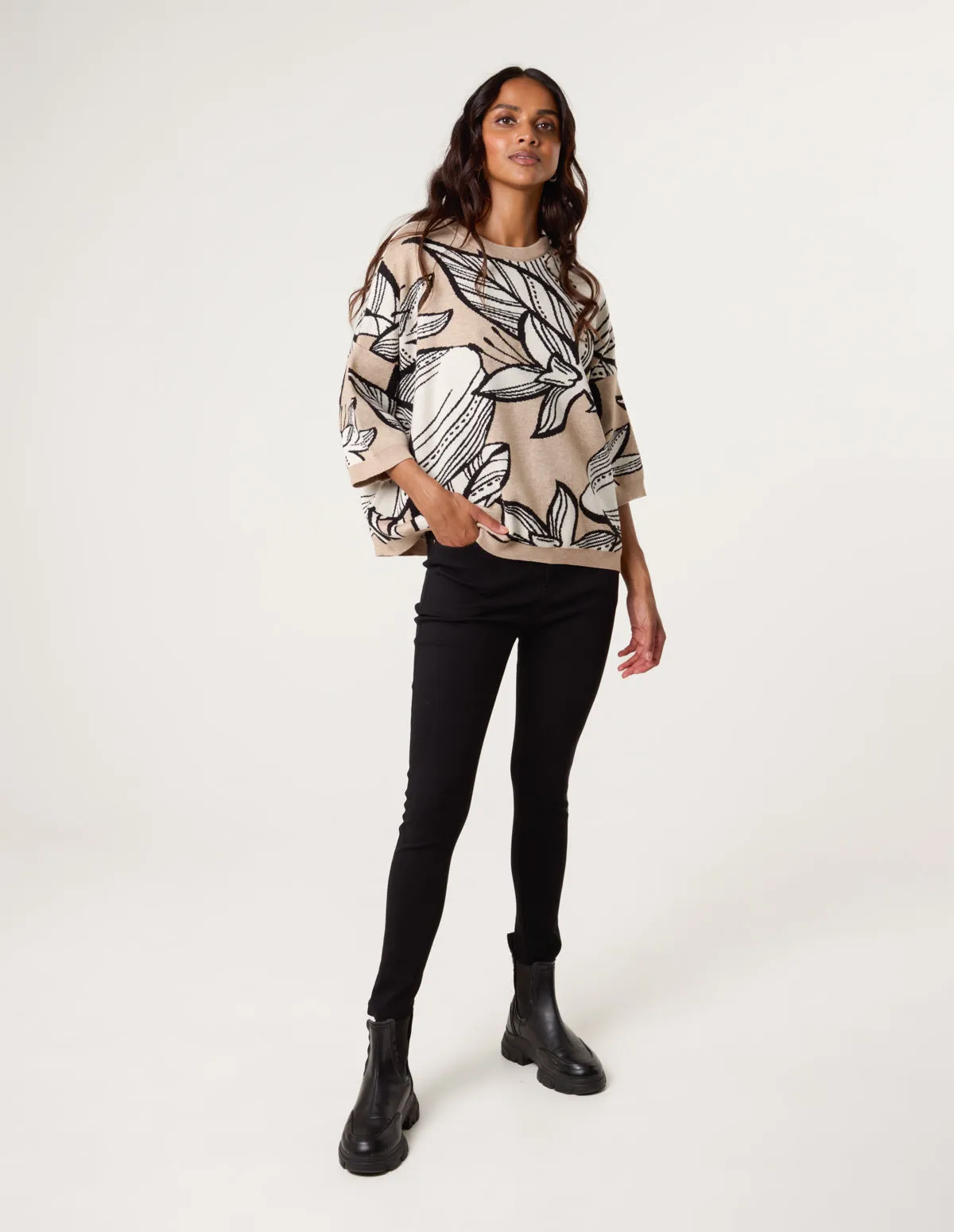 Flower Pattern Jumper sold by Blue Vanilla