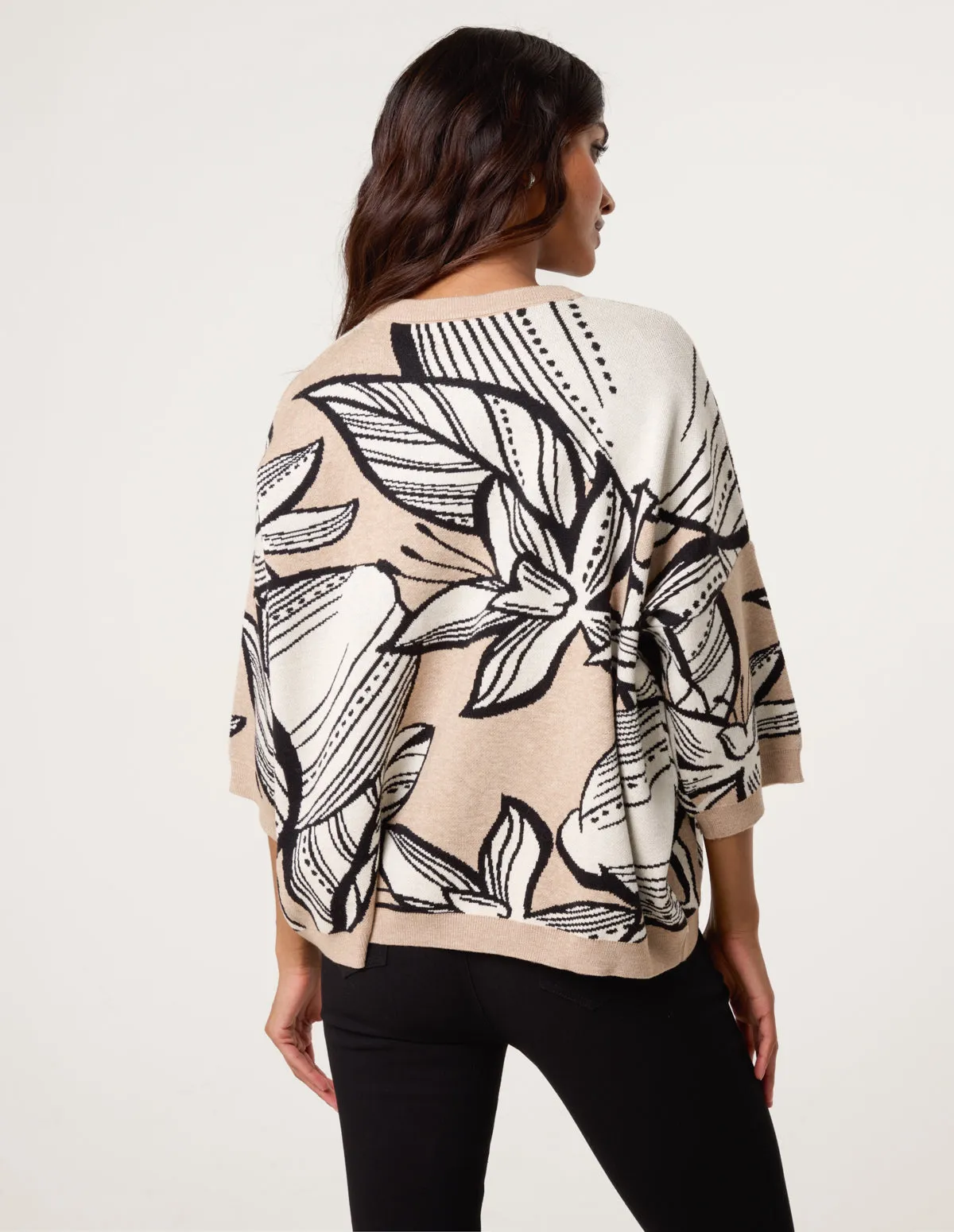 Flower Pattern Jumper sold by Blue Vanilla product image thumbnail 4