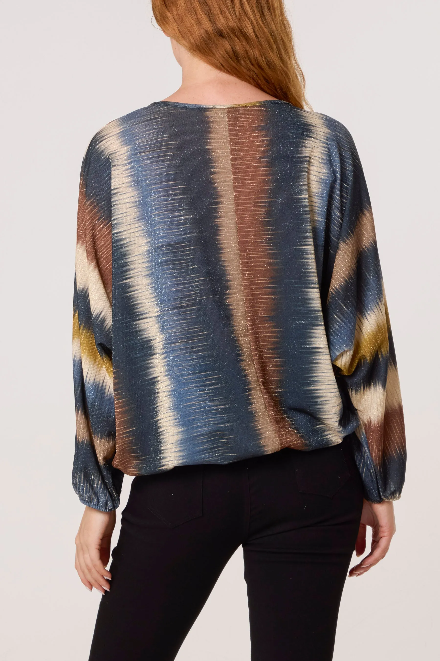 Printed Round Neck Long Sleeve Top sold by Blue Vanilla product image thumbnail 2