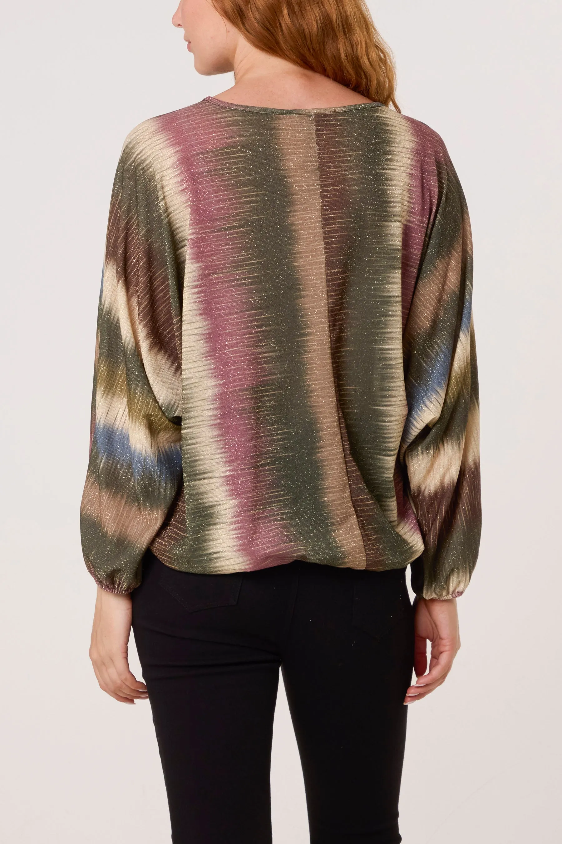 Printed Round Neck Long Sleeve Top sold by Blue Vanilla product image thumbnail 2