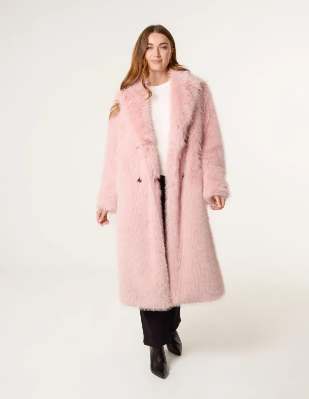 Long Fluffy Coat sold by Blue Vanilla