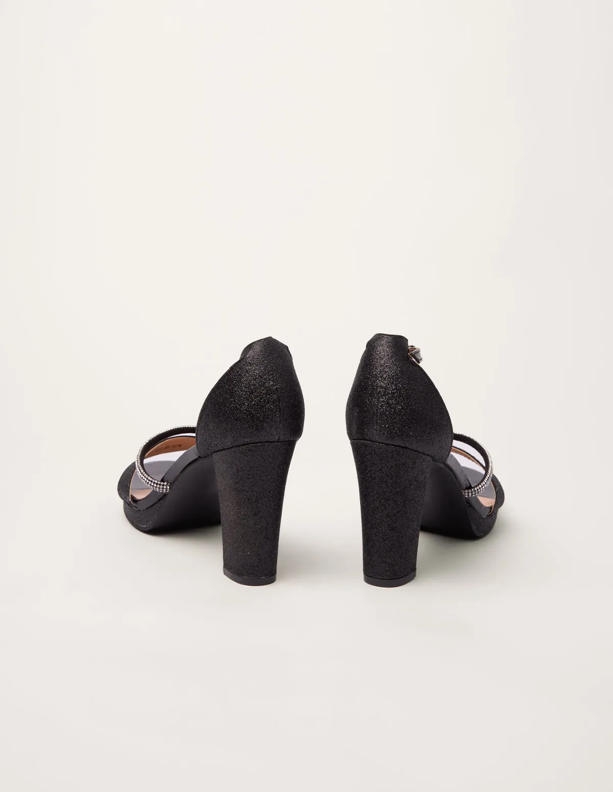 Glitter Diamante Heels sold by Blue Vanilla product image thumbnail 4