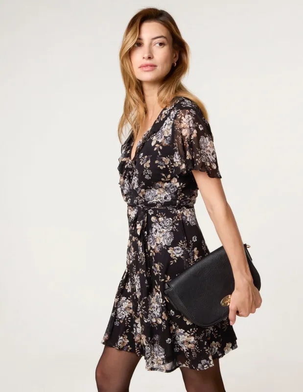 Frill Wrap Mini Dress sold by Blue Vanilla