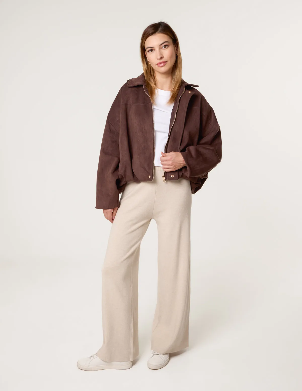 Knitted Wide Leg Trousers sold by Blue Vanilla product image thumbnail 2