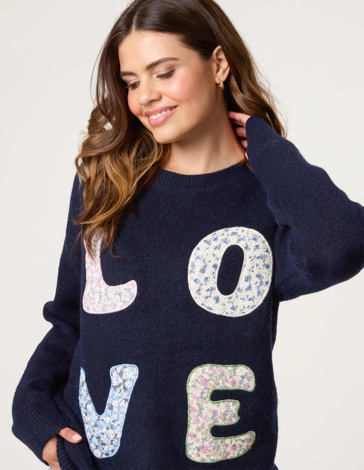 Embroidered Love Design Jumper sold by Blue Vanilla product image thumbnail 4