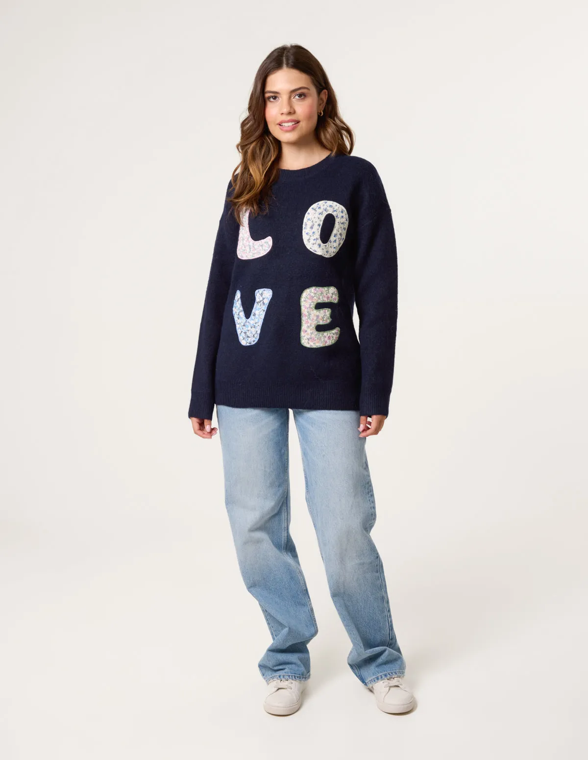 Embroidered Love Design Jumper sold by Blue Vanilla product image thumbnail 3